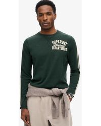 Superdry - & Co Vintage Athletic Long Sleeve Striped Top - Lyst