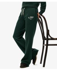 Superdry - & Co Athletic Embroidered Flare joggers - Lyst