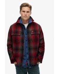 Superdry - Wool Miller Overshirt - Lyst