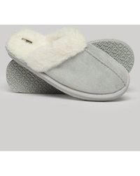 Hollister Sherpa-lined Slippers in Red