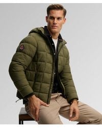 Superdry - & Co Hooded Box Quilt Fuji Lite Jacket - Lyst