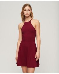 Superdry - Mini Jersey Fit-and-flare Dress - Lyst