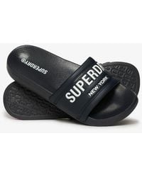 Superdry - & Co City Luxe Pool Sliders - Lyst