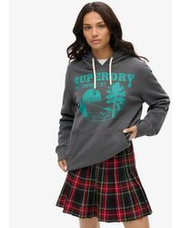 Superdry - & Co Oversized Outdoor Graphic Hoodie - Lyst
