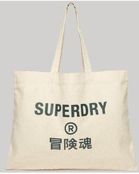 Superdry - Logo Print Tote - Lyst