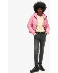 Superdry - & Co Hooded Spirit Sports Puffer Jacket - Lyst