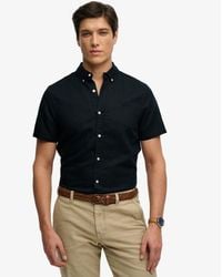 Superdry - & Co Cotton Linen Short Sleeve Shirt - Lyst