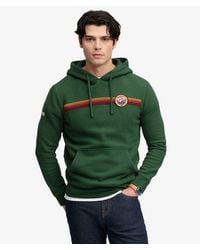 Superdry - Outdoors Stripe Logo Hoodie - Lyst