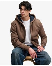 Superdry - & Co Borg Lined Zip Hoodie - Lyst