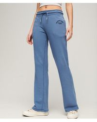 Superdry - & Co Athletic Essentials Low Rise Flare joggers - Lyst