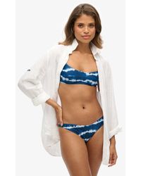 Superdry - & Co Tie Dye Bikini Top - Lyst