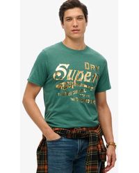 Superdry - & Co Metallic Workwear Graphic T-shirt - Lyst