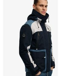 Superdry - & Co Hooded Colour Block Windbreaker Jacket - Lyst