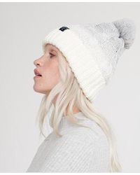 Superdry - Clarrie Cable Beanie - Lyst