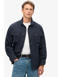 Superdry - Military Overshirt Jacket - Lyst