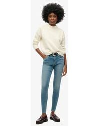 Superdry - & Co Organic Cotton Vintage Mid Rise Skinny Jeans - Lyst