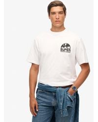 Superdry - Record Label Oversized T-shirt - Lyst