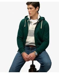 Superdry - & Co Monogram Embroidered Zip Hoodie - Lyst