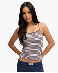 Superdry - & Co Athletic Essentials Stripe Cami - Lyst