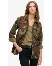 Superdry - & Co Military Overshirt - Lyst