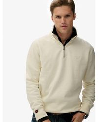 Superdry - Homme Sweat Demi-Zip Logo Essential Taille - Lyst