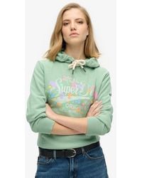 Superdry - & Co Real Originals Floral Hoodie - Lyst