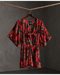 Superdry - Allegra Playsuit Aop - Lyst