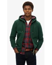Superdry - Essential Logo Half Brushed Zip Hoodie - Lyst