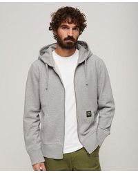 Superdry - Contrast Stitch Relaxed Zip Hoodie - Lyst