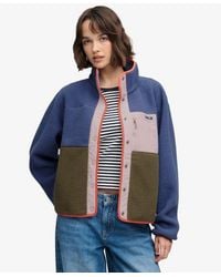 Superdry - & Co Colour Block Fleece Jacket - Lyst