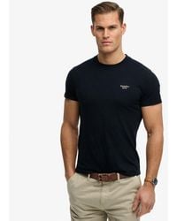 Superdry - Homme T-Shirt Essential À Logo Serif Brodé Taille - Lyst