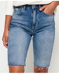 superdry ladies denim shorts