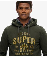 Superdry - & Co Work Shop Hoodie - Lyst