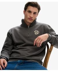 Superdry - Homme Sweat À Col Zippé Athletic Sd Co Taille - Lyst