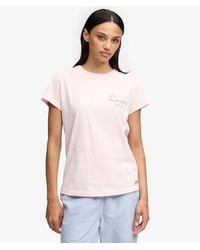 Superdry - & Co Luxe Casual Classic T-shirt - Lyst