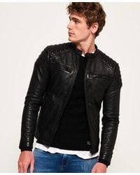 Chaquetas de cuero Superdry de hombre: hasta el 53 % de descuento | Lyst