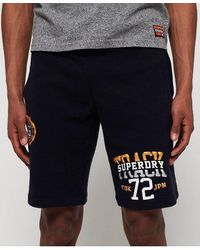 Superdry - Track & Field Lite Shorts Academy - Lyst