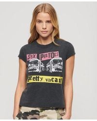 Superdry - Sex Pistols Limited Edition Cap Sleeve T-shirt - Lyst