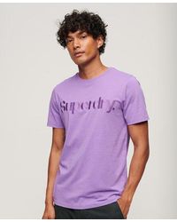 Superdry - Tonal Embroidered Logo T-shirt - Lyst