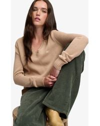 Superdry - & Co Washed V Neck Jumper - Lyst
