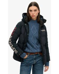 Superdry - & Co Hooded City Padded Wind Parka Jacket - Lyst