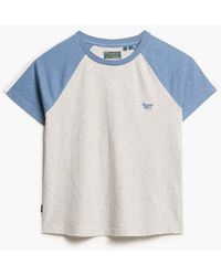 Superdry - & Co Essential Logo Slub Retro T-shirt - Lyst