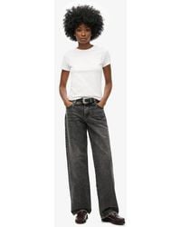 Superdry - & Co Mid Rise Wide Leg Jeans - Lyst