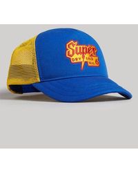 Superdry Vintage Graphic Trucker Cap - Blue