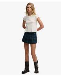 Superdry - & Co Mini Pleated Skort - Lyst