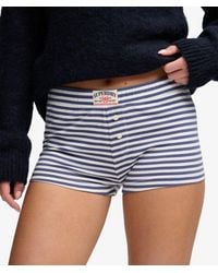 Superdry - & Co Athletic Essentials Jersey Pyjama Shorts - Lyst