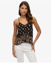 Superdry - & Co Ladder Trim Cami Top - Lyst