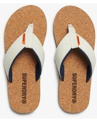 Superdry - & Co Cork Graphic Flip Flops - Lyst