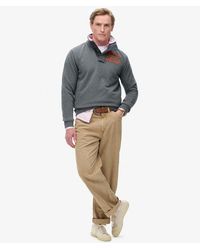 Superdry - Vintage Athletic Half Button Sweatshirt - Lyst