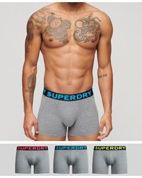 Superdry - Organic Cotton Boxer Triple Pack - Lyst